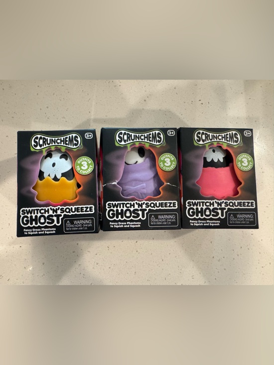 Scrunchems Other - New 3 Scrunchems Switch 'N'
Squeeze Ghost Squishies NIB Viral
Halloween